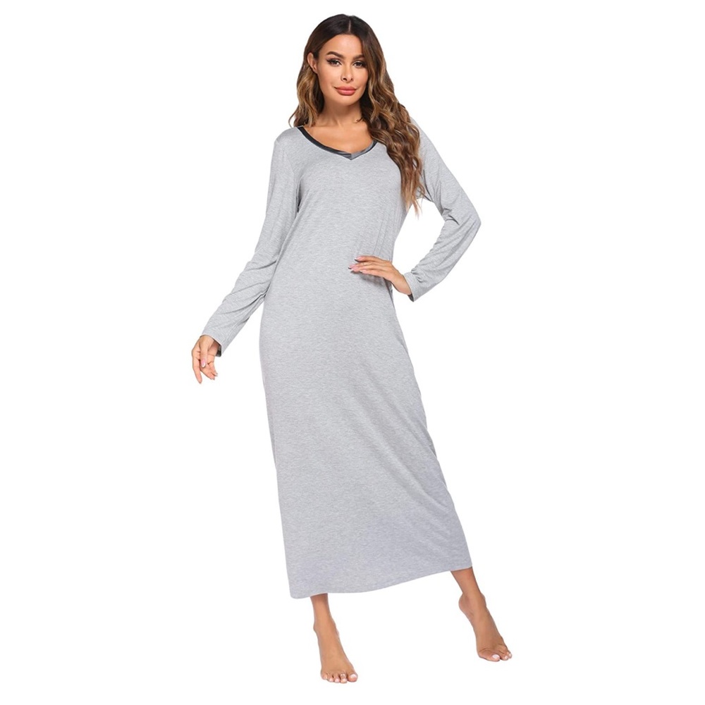 Grey maxi dress